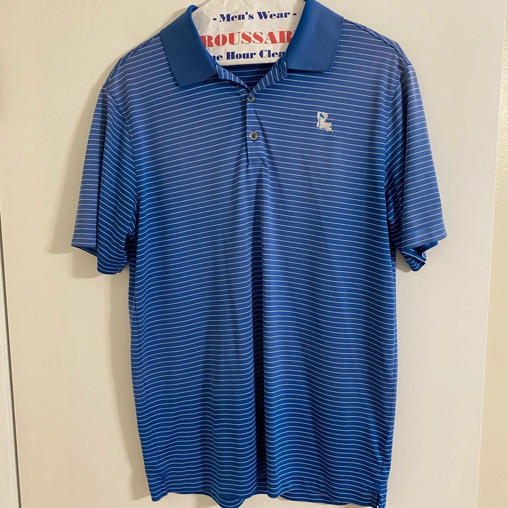 Nike Golf Striped Polo: Dri-fit ⛳️